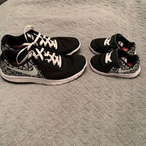 Nike girls 5Y and Nike toddler 6c shoes